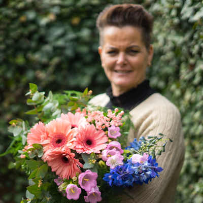 Bloemenzee keuze roze bloemen Middel