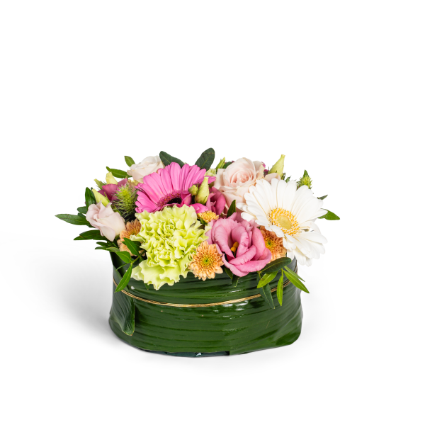 Bloementaart in zoete pasteltinten Klein