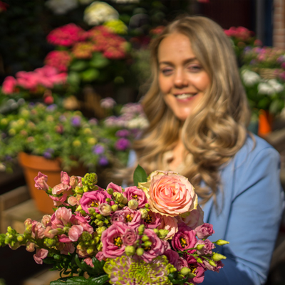 Keuze bloemist roze Groot
