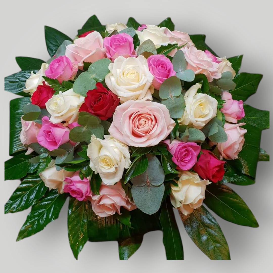 biedermeier roze Biedermeier 60cm