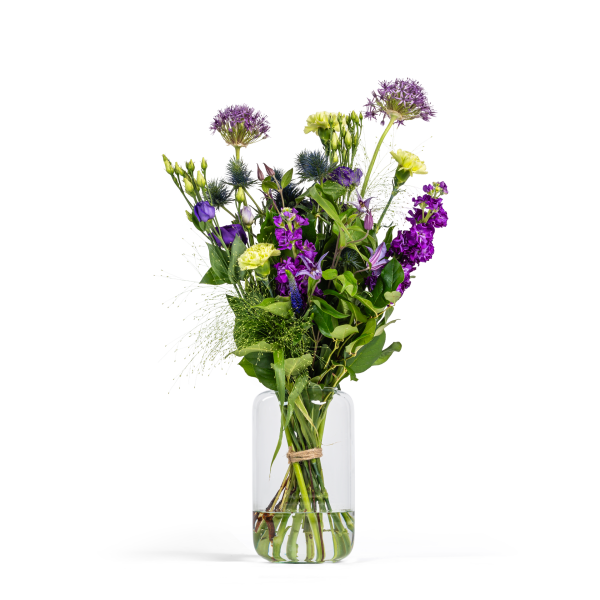 Plukboeket in paars-blauwtinten Groot