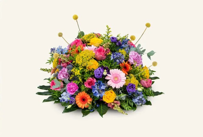 Rouwbiedermeier - Kleurrijke Tinten Groot