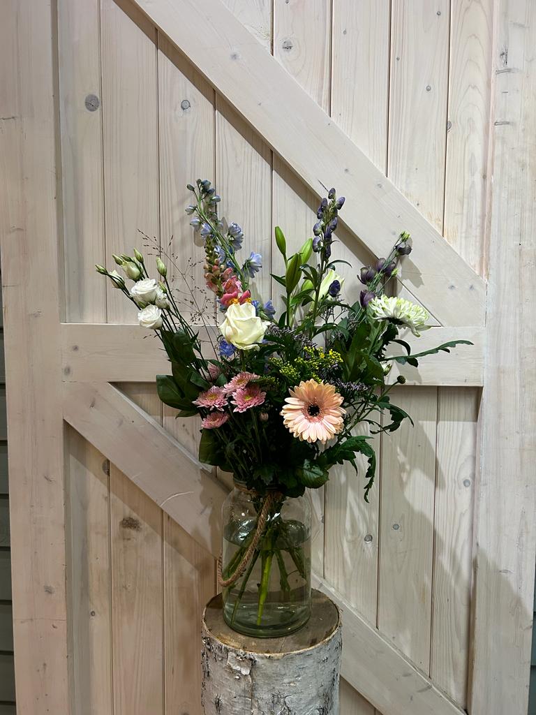 Plukboeket pastel Middel