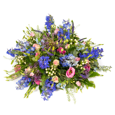 biedermeier blauw Biedermeier 60cm