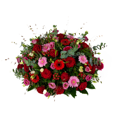 biedermeier rood roze Biedermeier 60cm