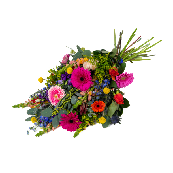 Rouwboeket Vol liefde en kleur  